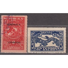 Panama Correo 1928 Yvert 157/58 usado