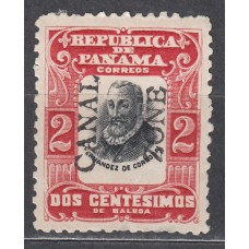 Panama Canal Correo Yvert 19a (*) Mng