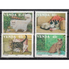Venda - Correo Yvert 149/52 ** Mnh Fauna - Gatos