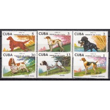 Cuba - Correo 1976 Yvert 1904/9 ** Mnh Fauna - Perros
