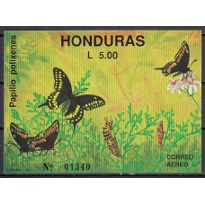 Honduras - Hojas Yvert 43 ** Mnh Fauna - Mariposas