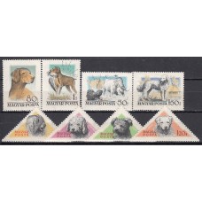 Hungria - Correo 1956 Yvert 1190/97 ** Mnh Fauna - Perros