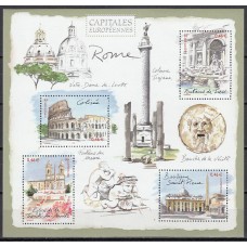 Francia - Hojas 2002 Yvert 53 ** Mnh Capitales Europeas - Roma