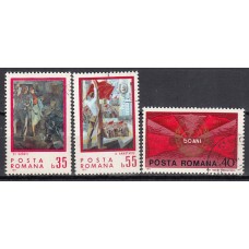 Rumania - Correo 1971 Yvert 2605/7 usados