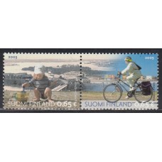 Finlandia Correo 2005 Yvert 1698A ** Mnh Bicicleta