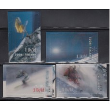 Finlandia - Correo 2008 Yvert 1854/57 ** mnh Deportes - Esqui Alpino