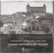 Monedas - Euros Cartera Oficial - Año 2021  Ciudad Histórica de Toledo
