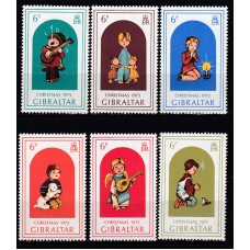 Gibraltar - Correo 1975 Yvert 323/8 ** Mnh Navidad