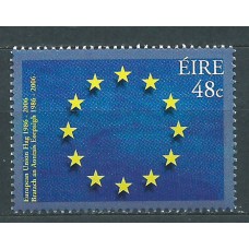 Irlanda Correo 2006 Yvert 1707 ** Mnh Bandera Europea