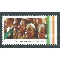 Irlanda Correo 2007 Yvert 1788 ** Mnh Centenario del Himno Nacional