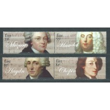 Irlanda Correo 2009 Yvert 1902/5 ** Mnh Música