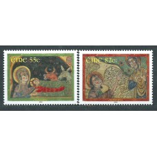 Irlanda Correo 2009 Yvert 1916/17 ** Mnh Navidad