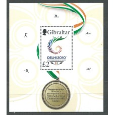 Gibraltar Hojas Yvert 96 ** Mnh XIX Juegos Commonwealth  Deportes