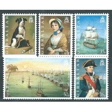 Gibraltar Correo 1998 Yvert 839/43 ** Mnh Pinturas - Barco