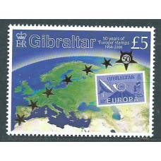 Gibraltar Correo 2005 Yvert 1140 ** Mnh 50 Aniveersario de la emisión de sellos Europa