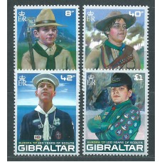 Gibraltar Correo 2007 Yvert 1212/15 ** Mnh 100 Años del Movimiento Boy Scouts - Deportes