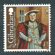 Gibraltar Correo 2009 Yvert 1316 SH ** Mnh Enrique VIII