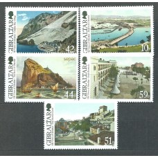 Gibraltar Correo 2009 Yvert 1340/44 ** Mnh Vistas Antiguas de Gibraltar