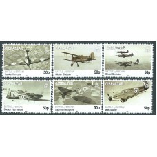 Gibraltar Correo 2010 Yvert 1363/68 ** Mnh 70 Aniversario Batalla de Inglaterra - Avión