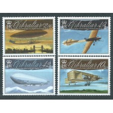 Gibraltar Correo 2010 Yvert 1383/86 ** Mnh Aviones