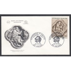 Francia Sobres Primer Dia FDC Yvert 1586 - Catedral Amiens - Religión - 1969