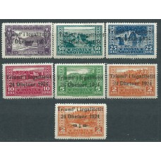 Albania Correo 1924 Yvert 144/50 * Mh