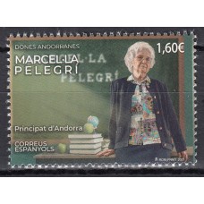 Andorra Española Correo 2021 Edifil 510 ** Mn  Marceloan Pelegrí