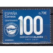 España II Centenario Correo 2021 Edifil 5454 ** Mnh  Deportivo Alavés