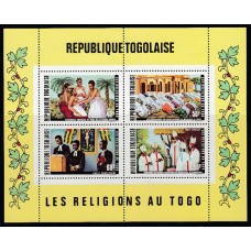 Togo - Hojas Yvert 55 ** Mnh   Religiones