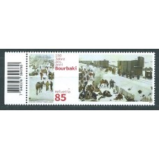 Suiza Correo 2021 Yvert 2625 ** Mnh Ejercito Bourbaki 150 Aniversario