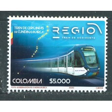 Colombia Correo 2020 Yvert 2101 ** Mnh Regio Tren
