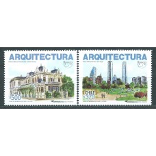 Chile Correo 2020 Yvert 2169/70 ** Mnh Upaep Arquitectura