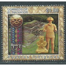 El Salvador correo 2020 Upaep Yvert 1951 ** Mnh  Pueblos Indigenas