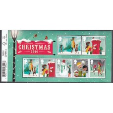 Gran Bretaña - Correo 2014 Yvert F.4063 código de barras ** Mnh  Navidad