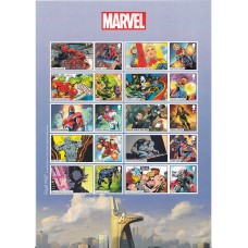 Gran Bretaña Correo 2019 Yvert 4749/7458 hoja adesiva ** Mnh Marvel