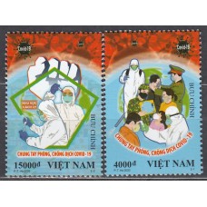 Vietnam Rep. Socialista - Correo 2020 Yvert 2608/9 ** Mnh  COVID