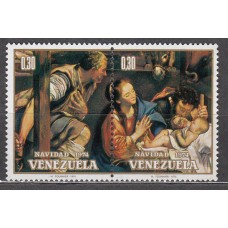 Venezuela Correo 1974 Yvert 943/44 ** Mnh Navidad - Pintura