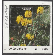 Venezuela Hojas Yvert 40 ** Mnh Flora - Orquideas