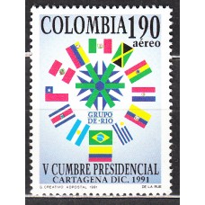 Colombia Aereo 1991 Yvert 840 ** Mnh