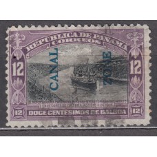 Panama Canal Correo Yvert 38 usado/used  Barco