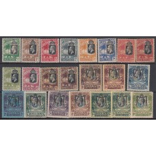 Gambia - Correo 1922-27 Yvert 93/114 ** /* Mnh/Mh (23 valores)