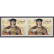 Vaticano Correo 2019 Yvert 1837 pareja ** Mnh 350º Ann Muerte Rembrandt