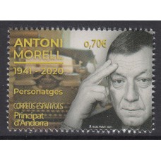 Andorra Española Correo 2021 Edifil 511 ** Mnh  Antoni Morell