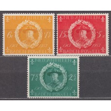 Antillas Holandesas Correo 1957 Yvert 246/8 * Mh  Boys Scauts