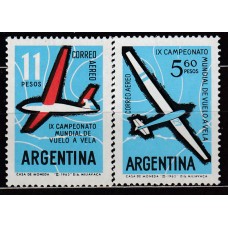 Argentina Aereo Yvert 89/90 * Mh  Aviones