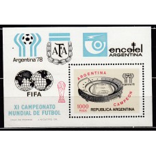 Argentina Hojas 1978 Yvert 19 ** Mnh  Deportes fútbol