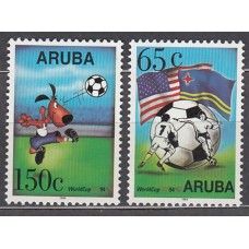 Aruba - Correo Yvert 142/3 ** Mnh  Deportes fútbol
