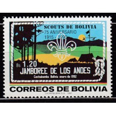 Bolivia - Correo 1991 Yvert 785 * Mh  Boy Scouts