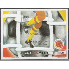 Colombia - Hojas Yvert 42 ** Mnh  Deportes fútbol