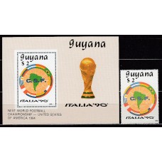 Guayana Britanica - Correo Yvert 2050Z+hoja * Mh  Deportes fútbol